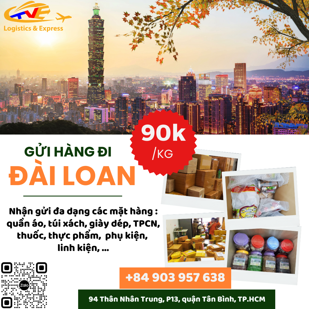 Gửi hàng đi Đài Loan - Tiến Việt Express